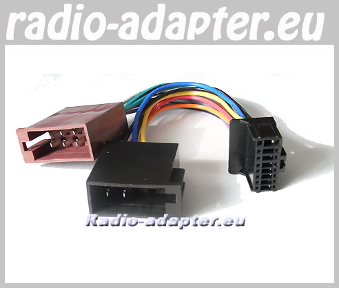 Pioneer DEH-P 1600 R, DEH-P 1630 R Car Radio Stereo ISO ... car radio wire harness wiring iso lead hifi 