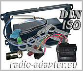 VW Golf V radio dash kit, car radio installation kit DIN