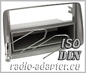 Fiat Panda radio dash kit ISO, fascia + harness + aerial adaptor