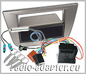Seat Altea, Toledo car radio installation kit silver, fascia fitting kit ISO 2004 - onwards
