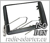 Fiat Panda 2 DIN radio dash kit ISO, fascia + harness + aerial adaptor