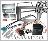 Seat Leon radio dash kit double DIN, car radio installation kit 2005 onwards