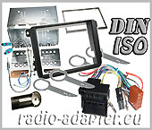 VW Golf V radio dash kit double DIN, car radio installation kit 