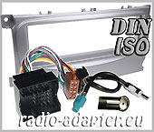 Ford Focus 2007 > Radio Dash Kit Compo Silver, Stereo Fitting Kit