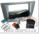 Seat Leon radio dash kit silver, car radio installation kit DIN 2005 onwards