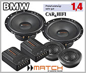 BMW Compact E46 car speakers loudspeaker upgrade kit front doors