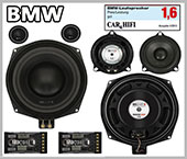 BMW E81 car speakers tweeter & subwoofer upgrade kit 3-door