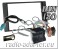 Ford S-Max fascia panel double DIN + harness adaptor, car stereo fitting kit