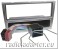 Vauxhall Vivaro radio dash kit, stereo fitting 2001 onwards Silver