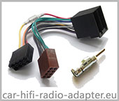 ISO harness adaptor and antenna adaptor from ISO to DIN