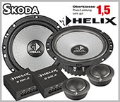 Skoda Oktavia II Car Speaker Upgrade Front Doors And Brackets
