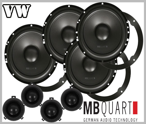 VW Golf IV car speakers upgrade kit 