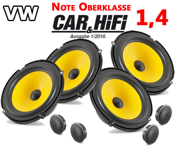 VW Golf VI Car Speaker Upgrade Pack 