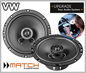 VW Golf VI car speakers front door loudspeaker upgrade kit