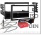 Mazda Premacy Radioblende 1 DIN, Doppel DIN Autoradio Einbauset