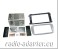 Ford C-Max, ab 2007 Doppel DIN, Radioblende silber ovale Form Ford C-Max, ab 2007 Doppel DIN, Radioblende silber ovale Form