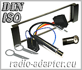 Seat Toledo bis 2004 Radioblende + Antennenadapter + Entriegelungsbügel