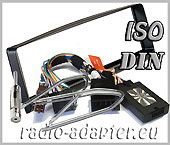 Alfa 156 2000 - 2001 Lenkrad Adapter, Radioblende schwarz, Antennenadapter