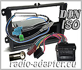 VW Tiguan Radioblende Radioadapter DIN + ISO Autoradio Einbauset