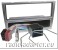 Opel Vivaro ab 2001 Radioblende silber Autoradio Einbauset