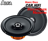 Alfa Mito Auto-Lautsprecher, Autoboxen für hintere Einbauplätze DCX165