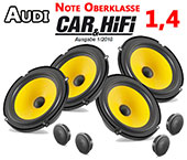 Audi A4 B8 Autoboxen, Lautsprecher vorne hinten 4 Hochtöner C1 650