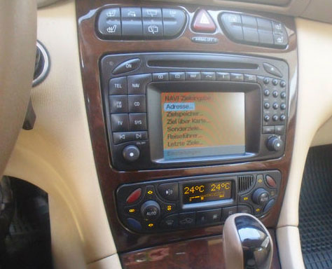 Mercedes C Klasse Navi Command Radio