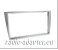 Opel Astra ab 2004 hellsilber Radioblende f�r Doppel DIN Schacht