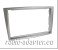 Opel Antara ab 2007 chromsilber Radioblende f�r Doppel DIN Schacht