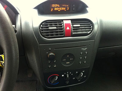 opel corsa radio schwarz