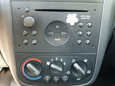 opel corsa radio dunkelsilber