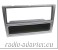 Opel Agila ab 2000 silber Radioblende, Autoradioblende, Radiohalterung