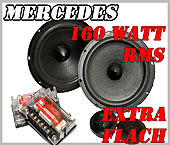 Mercedes E 200, E 230, E 320 Lautsprecher 2 x 250 Watt vorne DDCS65