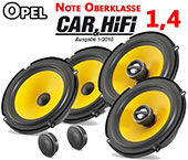 Opel Astra J Lautsprecher für vordere und hintere Türen C1 650 650x