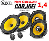 Opel Corsa E Lautsprecher vordere hintere Einbauplätze C1 650 535x