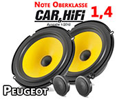 Peugeot 307 Oberklasse Auto Lautsprecher vordere Türen C1 650