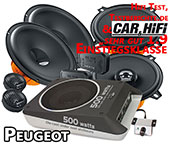 Peugeot Coupe 407 Bass + Lautsprecher vorne, hinten DSK1653 DCX130