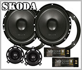 Skoda Citigo Front Auto Lautsprecher, Boxen Paar für vordere Türen QM165VW-VI