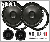 Seat Ibiza 6K Lautsprecher, Autoboxen Paar für vordere Türen QM165VW