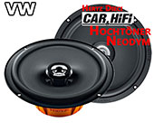 VW New Beetle Lautsprecher, Boxen Paar für hintere Einbauplätze DCX165