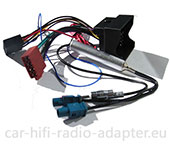 VW Sharan mit Delta6 Radio Radioadapter, Antennenadapter